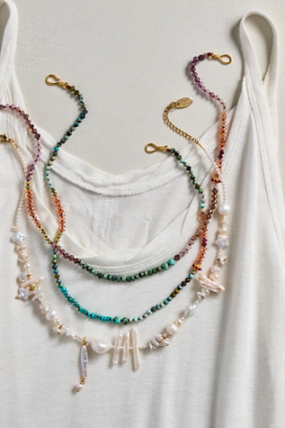 Meredith Waterstraat Rainbow Stone Necklace