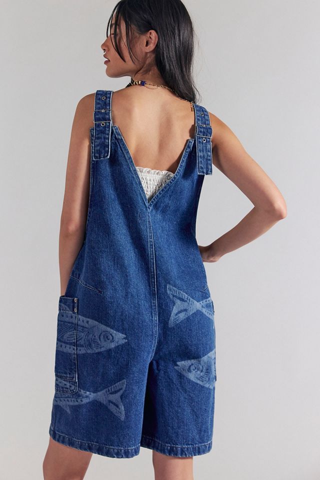 We The Free Set It Off Printed Shortalls #2