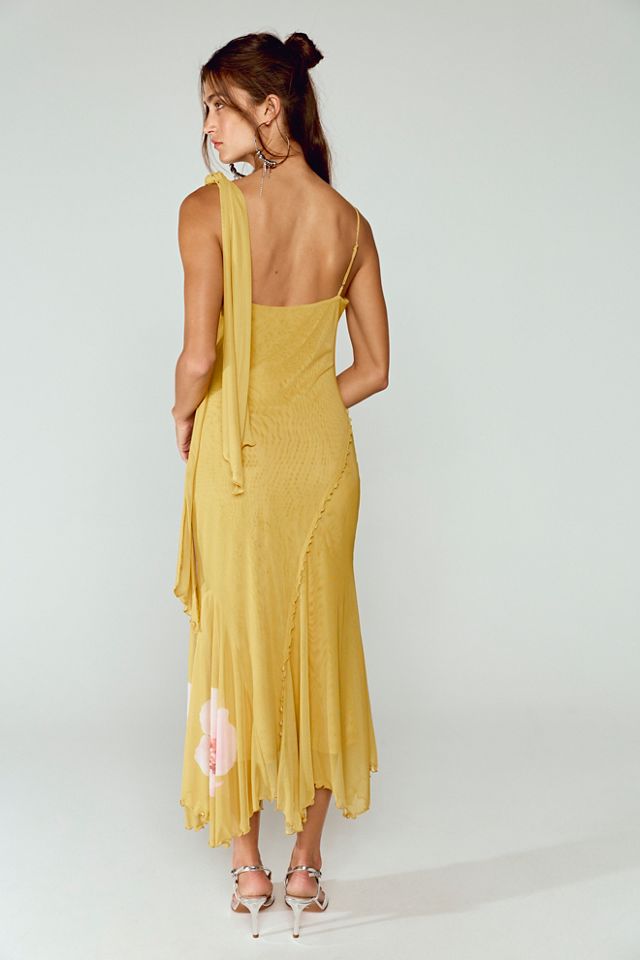 Robe midi à enfiler florale SAEMDI #1