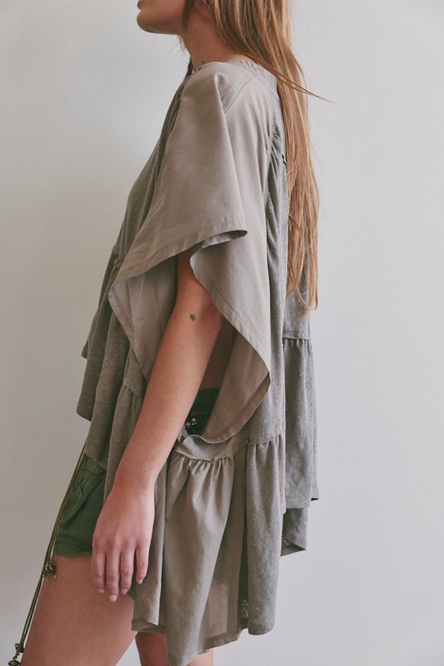 We The Free Daisy Chain Cotton-Linen Henley #2
