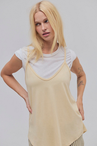 We The Free Under The Sun Tank Top at Free People in Apricot Gelato, Size: XS
