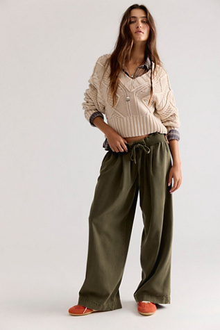 Tidal Moon Low-Rise Pull-On Pants