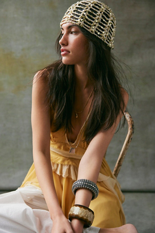 Mila Sequin Disco Crochet Skull Cap