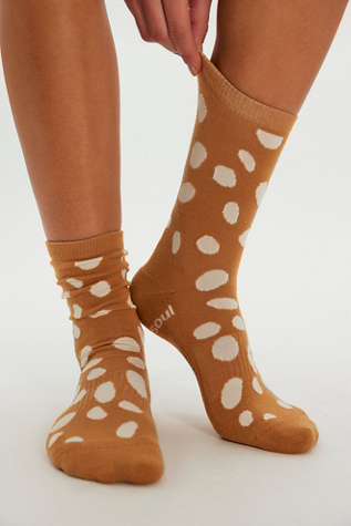 Doublesoul Bambi Socks at Free People in Brown