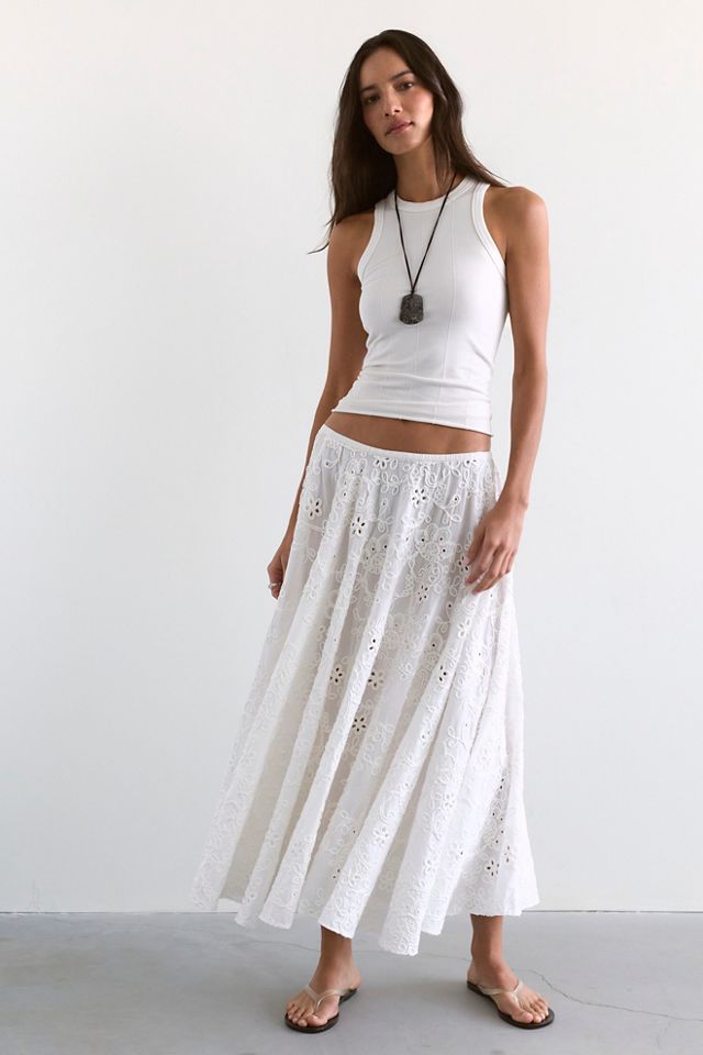 Norma Kamali Flared Cotton Midi Skirt #2