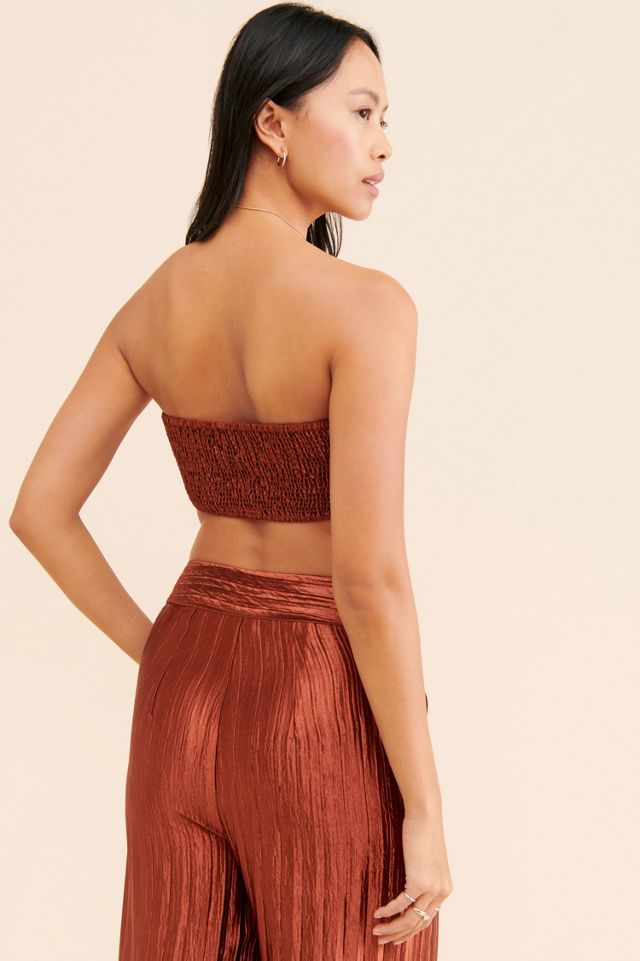 Guapa Naomi Metallic Bandeau Top #1