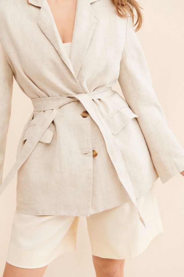 ALOHAS Oversized Kayla Linen Blazer #2