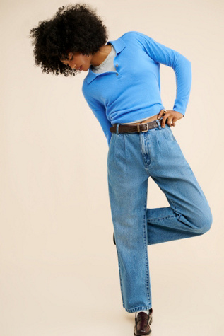 Rolla's Chloe Pleated Jeans