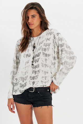 Magnolia Pearl Moth Viggo Long Sleeve Tee | Free People
