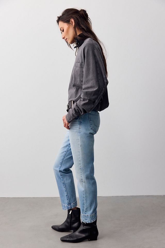 We The Free Leona Low-Rise Twisted Slim Jeans #2