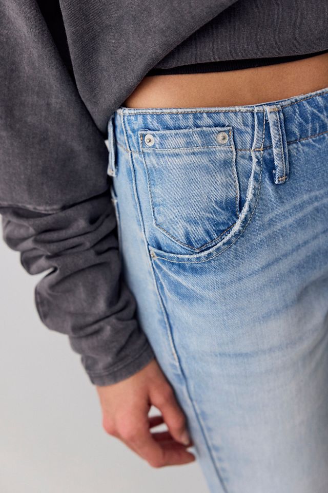 We The Free Leona Low-Rise Twisted Slim Jeans #1