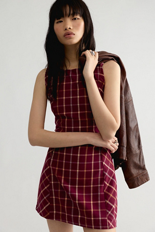 Atlas Plaid Mini Dress