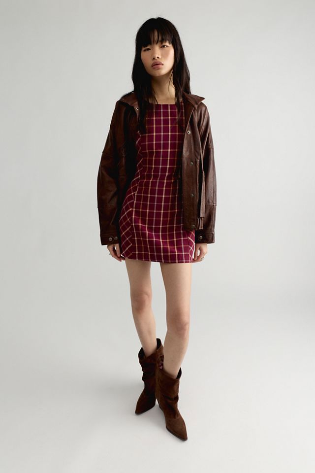 Atlas Plaid Mini Dress #2