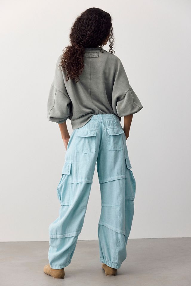 Pantalon cargo en lin courbé Reef We The Free #1