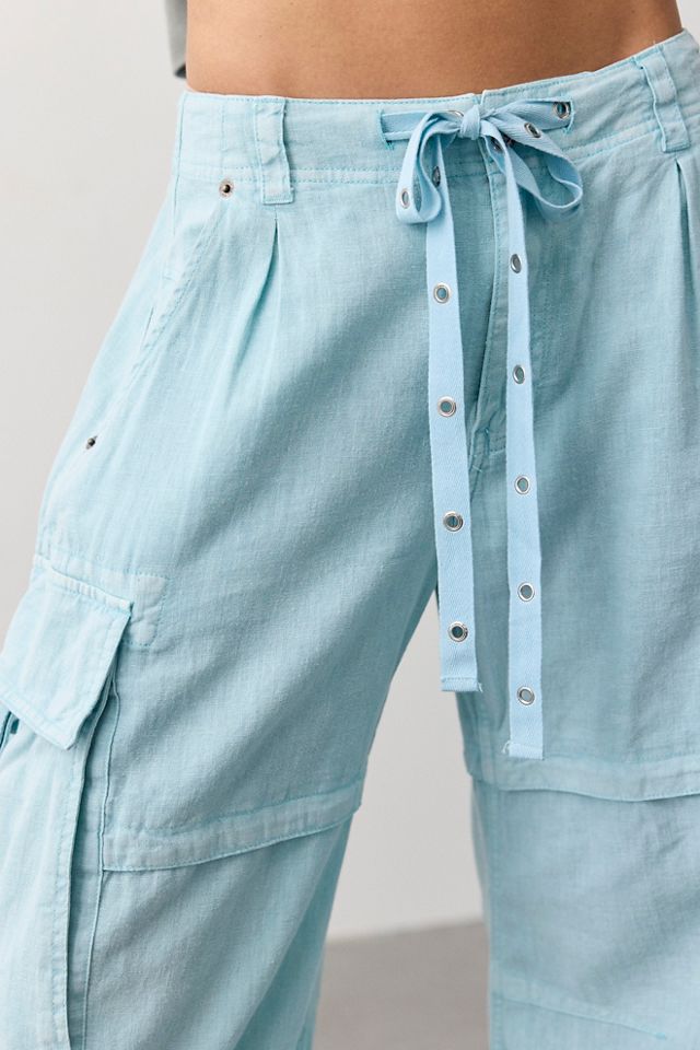 Pantalon cargo en lin courbé Reef We The Free #2