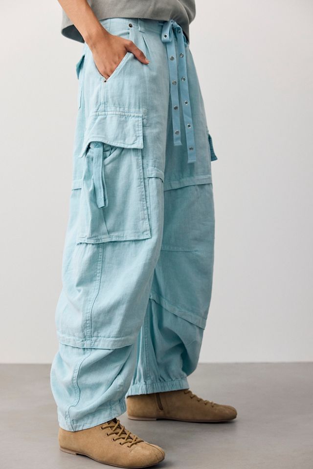 Pantalon cargo en lin courbé Reef We The Free #3