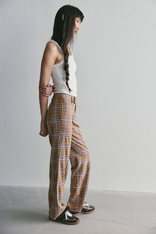Set On You Slim Yarn-Dye Trousers