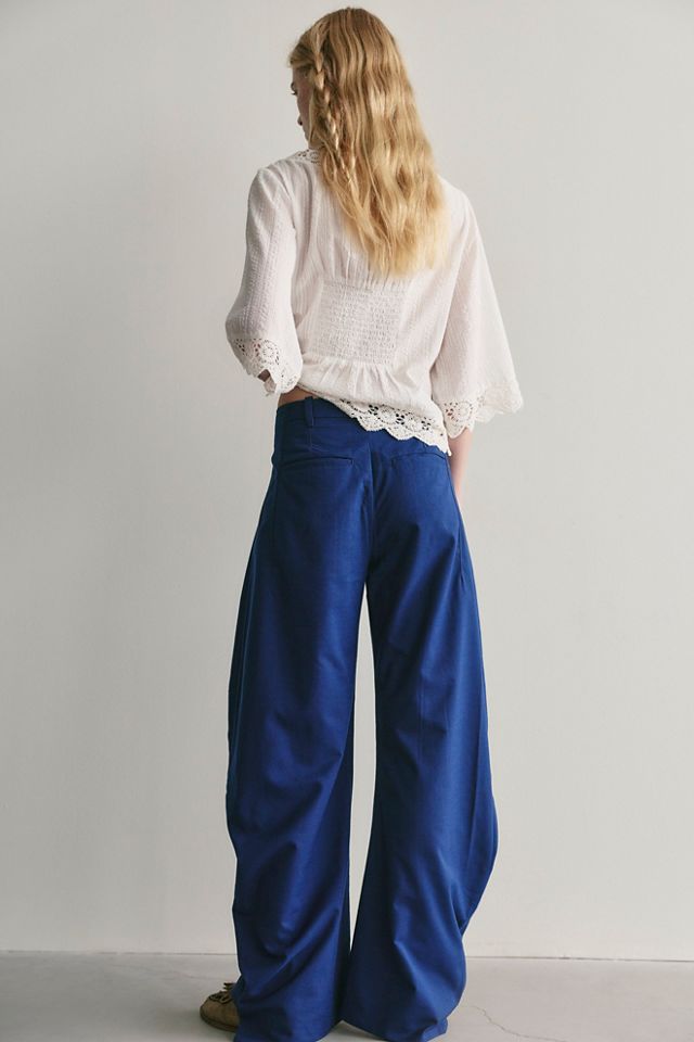 Spotlight Menswear Striped Barrel Trousers #1