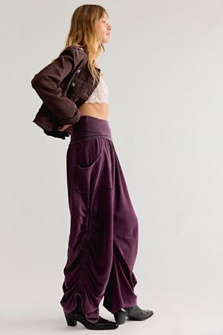 FP One Sawyer Low-Rise Pull-On Knit Pants
