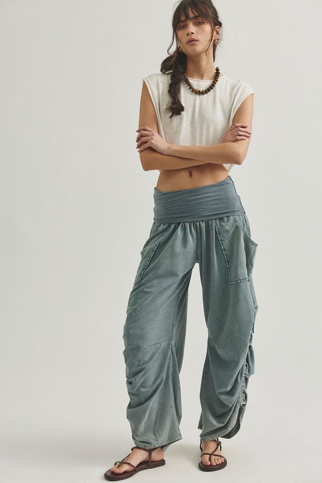 FP One Sawyer Low-Rise Pull-On Knit Pants #1