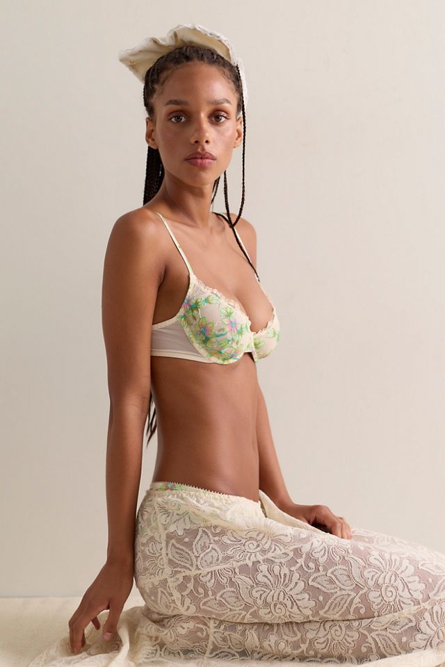 Soutien-gorge à armatures en dentelle imprimée #2