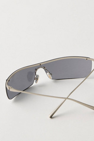 Женские солнцезащитные очки Elisa Johnson Mini Vito Sunglasses, цвет: Чёрный — фото 3