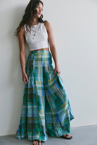 Swept Off Madras Pants
