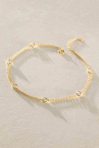 Rian Anklet at Free People in Gold