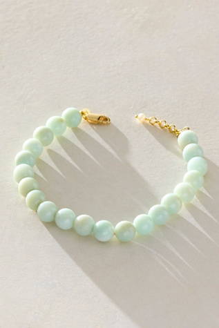 Женские браслеты на ногу Free People Paloma Semiprecious Stone, цвет: Amazonite — фото 1