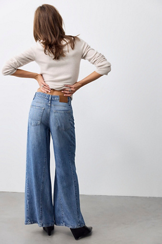 Женские джинсы We The Free Haven Twisted Wide-Leg, цвет: Camden — фото 2