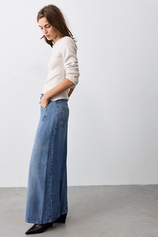Женские джинсы We The Free Haven Twisted Wide-Leg, цвет: Camden — фото 3