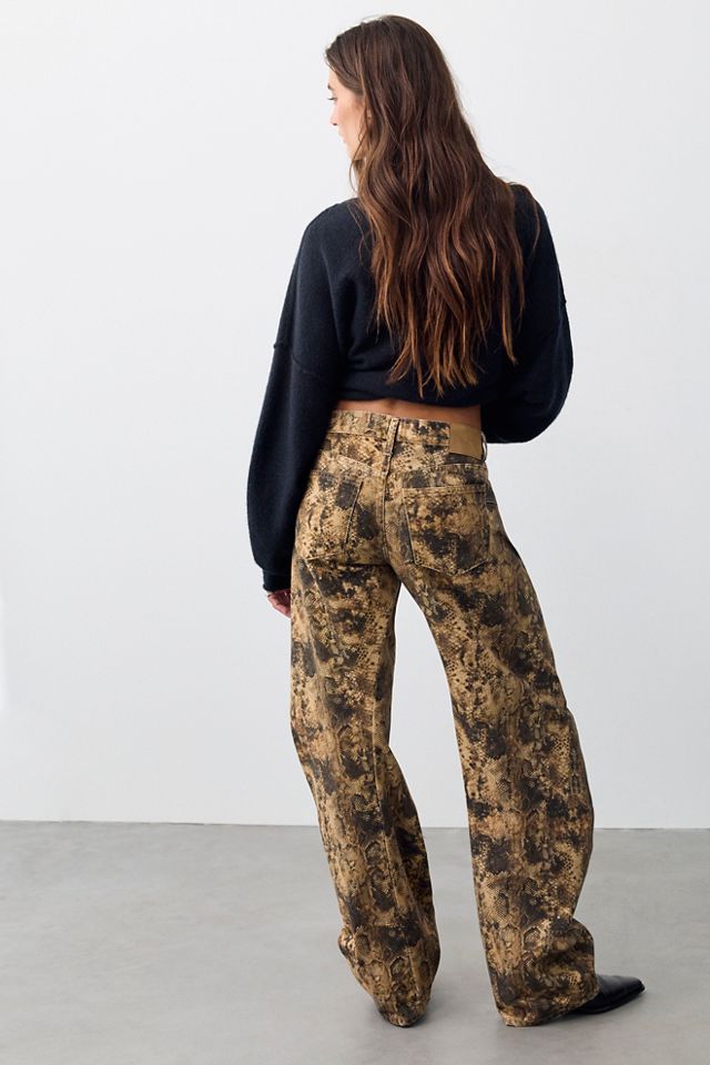 We The Free Fable Printed Twisted Jeans #4