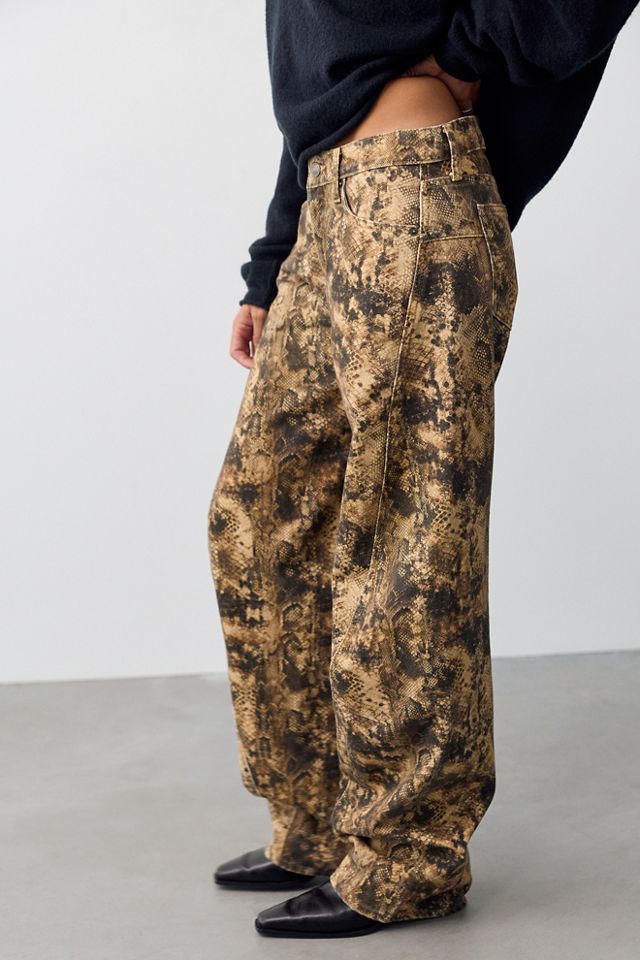 We The Free Fable Printed Twisted Jeans #3
