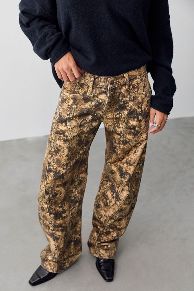 We The Free Fable Printed Twisted Jeans #2
