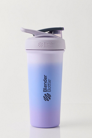 Bouteille mélangeuse élégante en acier inoxydable sport BlenderBottle