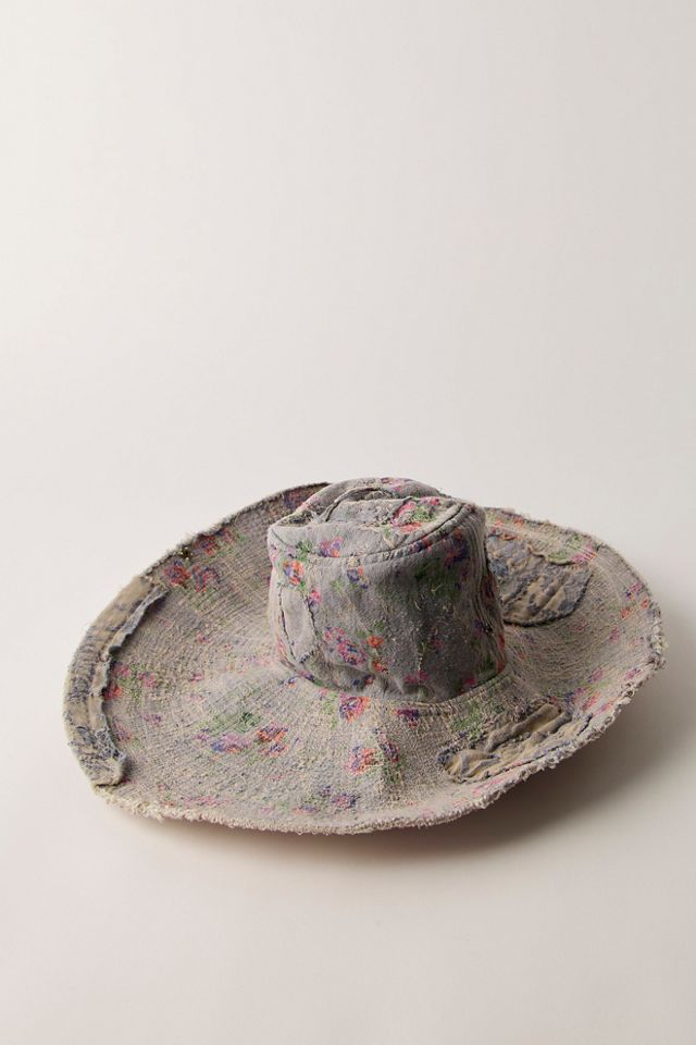 Magnolia Pearl Floral Wide Brim Hat #1