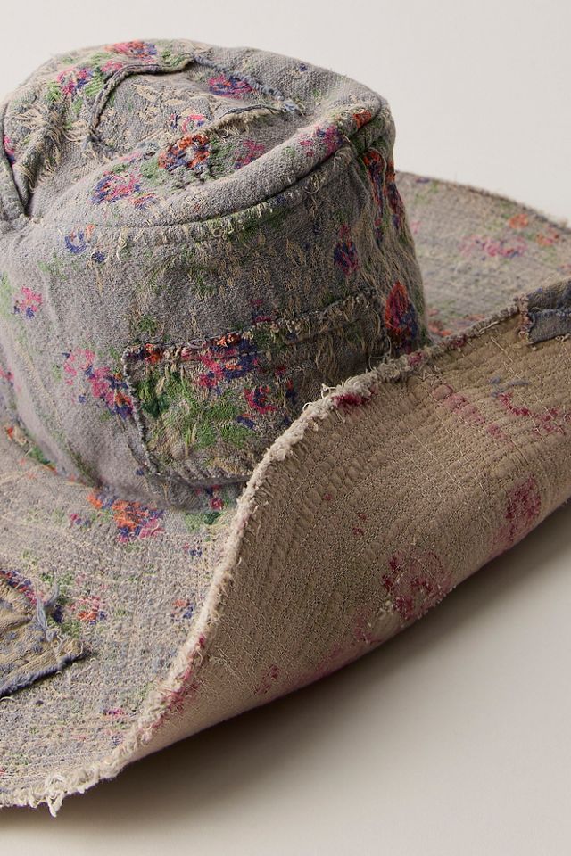 Magnolia Pearl Floral Wide Brim Hat #2