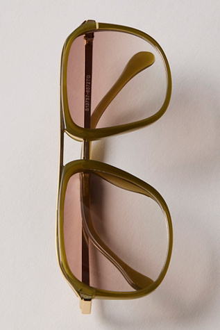 Sola Aviator Sunglasses by Free People in Green