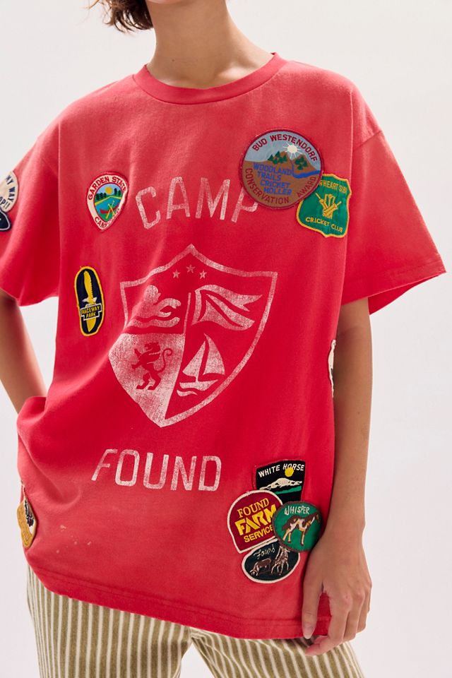 Found Embroidered Patches Camp Tee #2