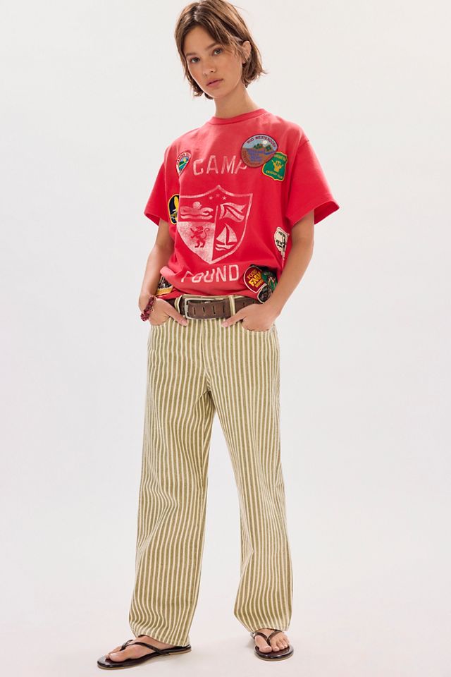 Found Embroidered Patches Camp Tee #3