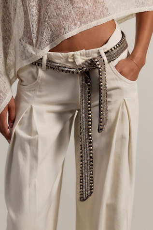 Billie Embellished Skinny Scarf