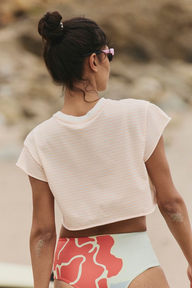 Hot Shot Printed Cropped Tee #2