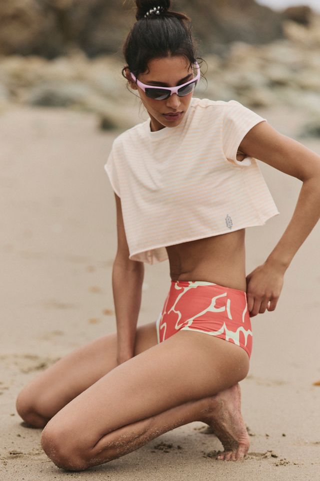 Hot Shot Printed Cropped Tee #4