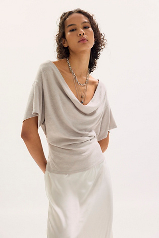 We The Free Waterfall Cowl-Neck Top