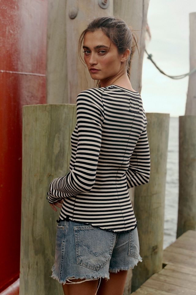 We The Free Easy Does It Striped Tee #3
