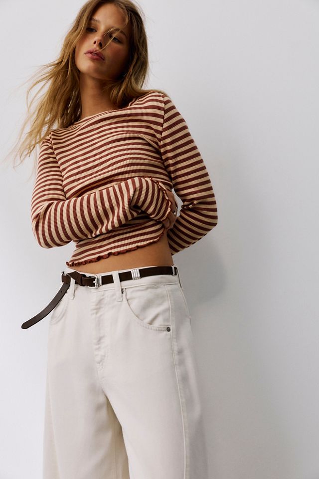 We The Free Easy Does It Striped Tee #1