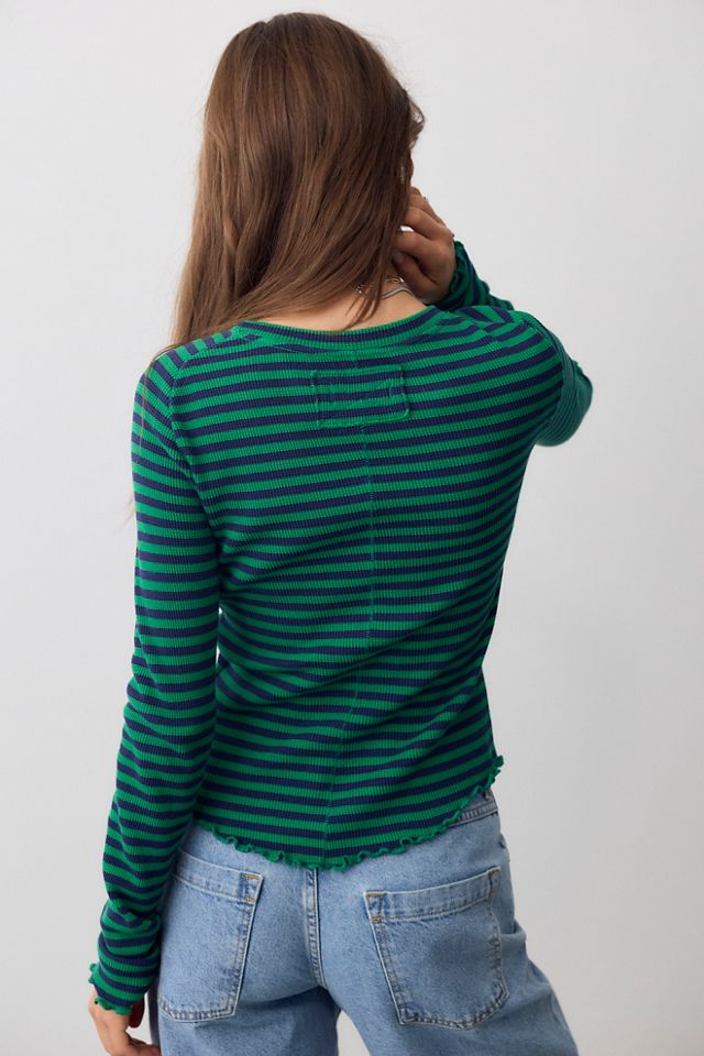 We The Free Easy Does It Striped Long Sleeve Tee #1