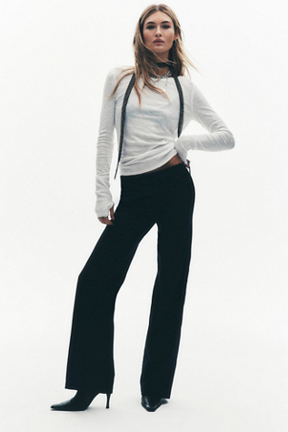 Set On You Slim Solid Trousers