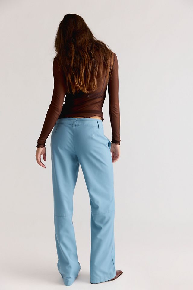 Set On You Slim Solid Trousers #1
