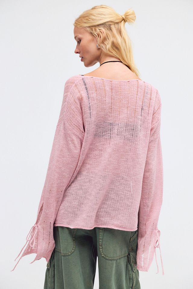 Harlow Fine Gauge Linen Pullover #1